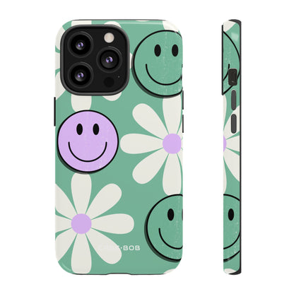 Smiley Daisy Glow iPhone 13 Pro Case - Tough