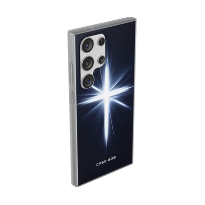 Glowing Crossburst Samsung S23 Ultra Case - Soft