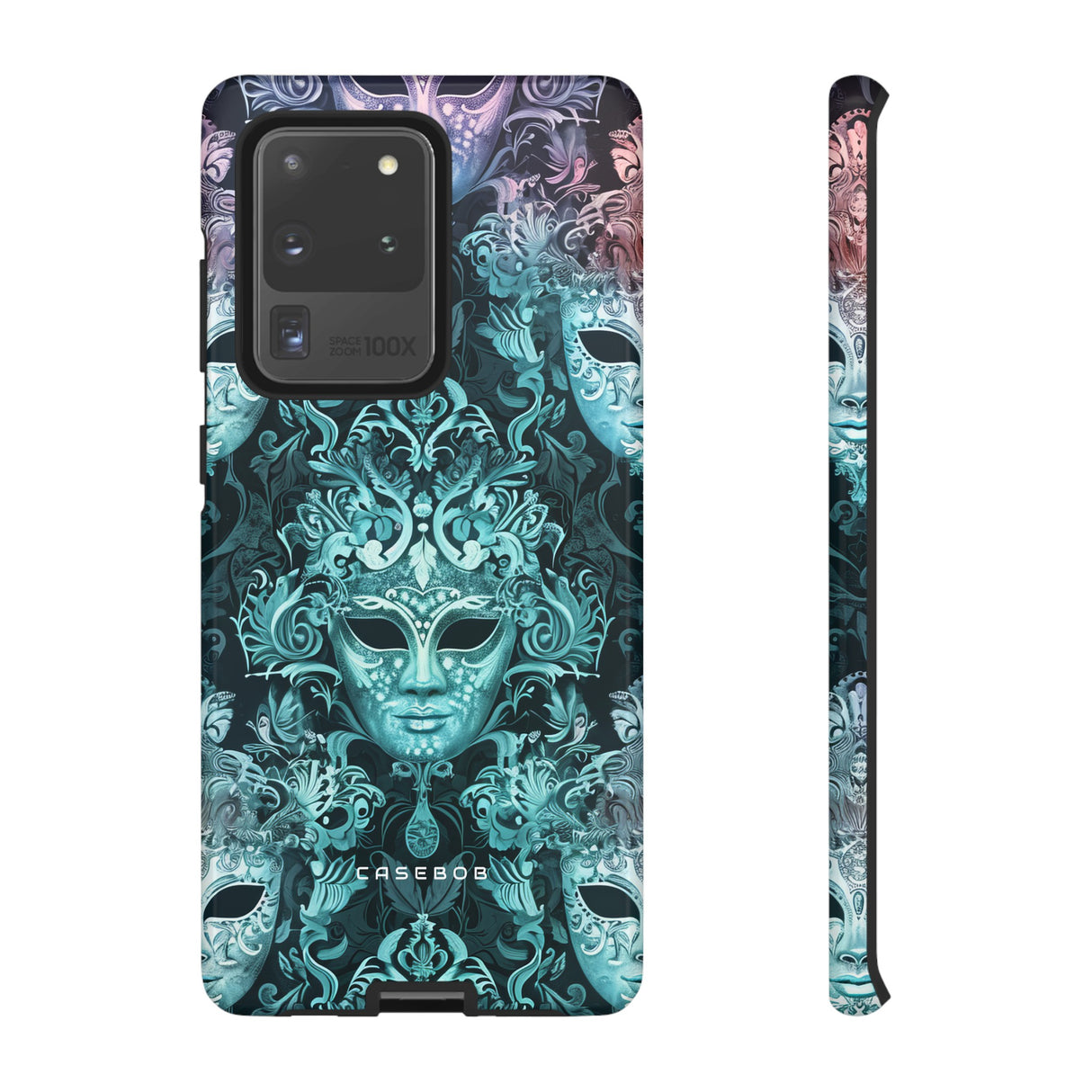 Venetian Mask Pastel Elegance - Protective Phone Case