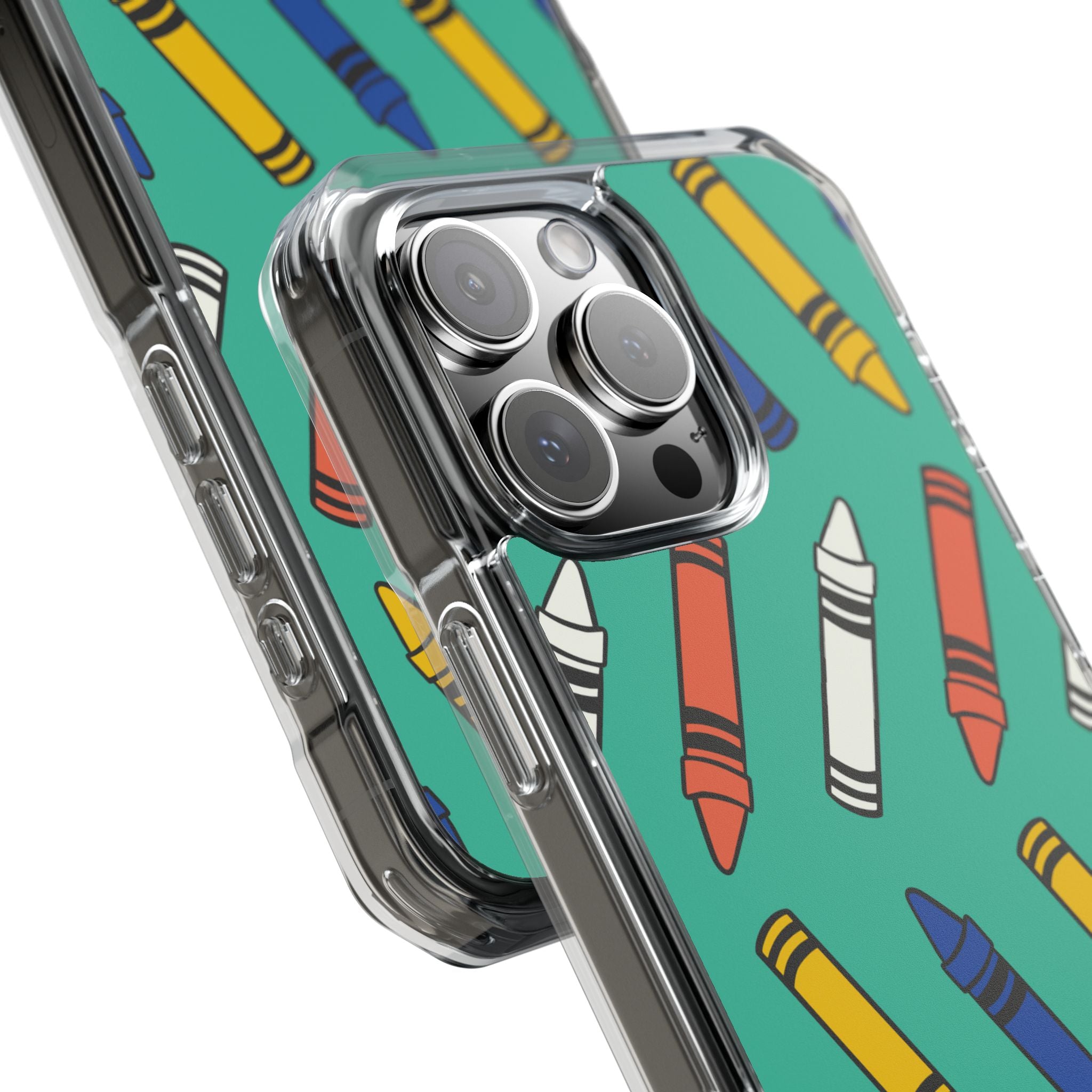 Crayons Dance Playfully iPhone Case - Impact