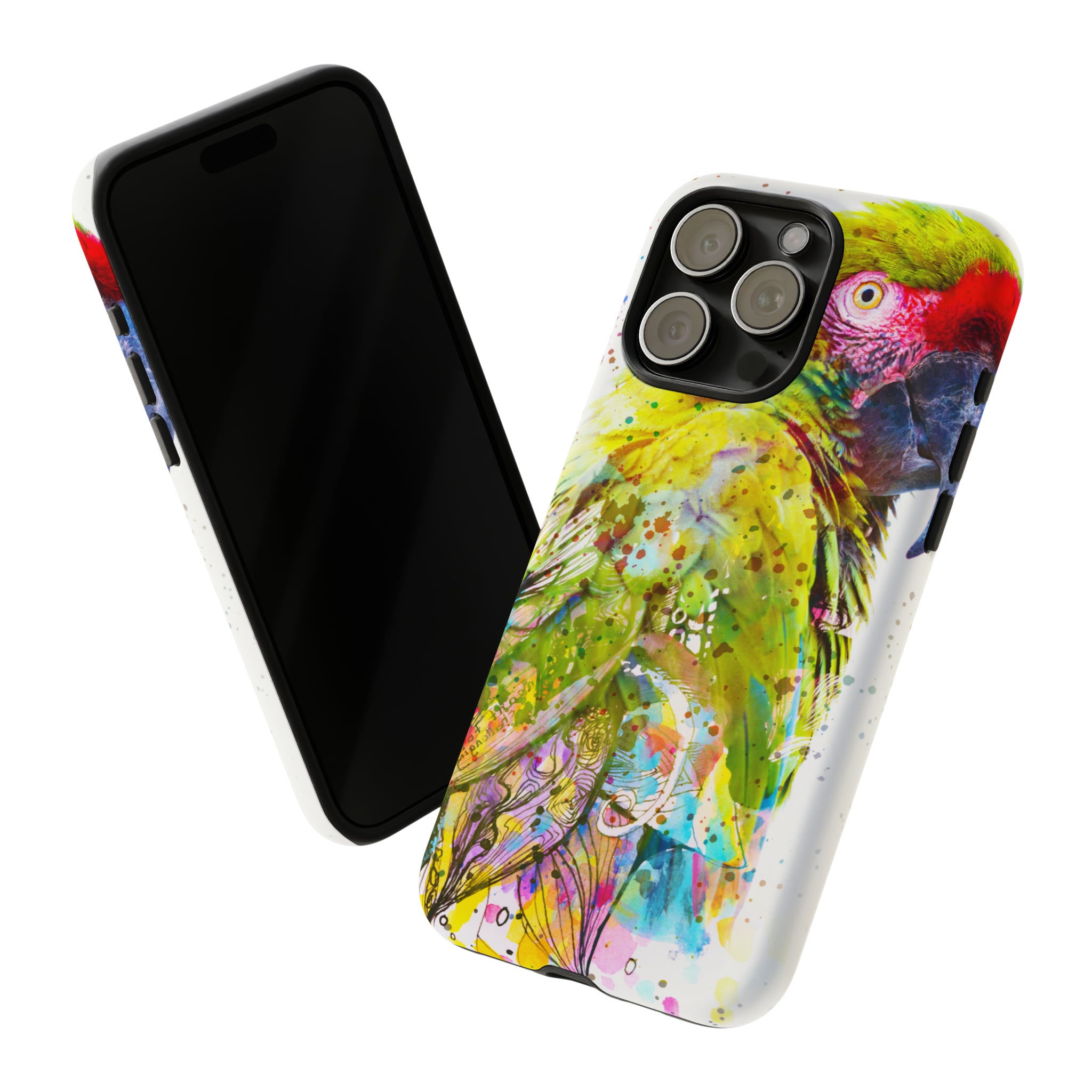 Colorful Parrot - Protective Phone Case