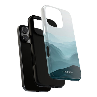 Teal Vein Wave iPhone 16 Pro Case - Tough