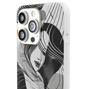 Fluid Noir Rhythm | Flexible Phone Case for iPhone