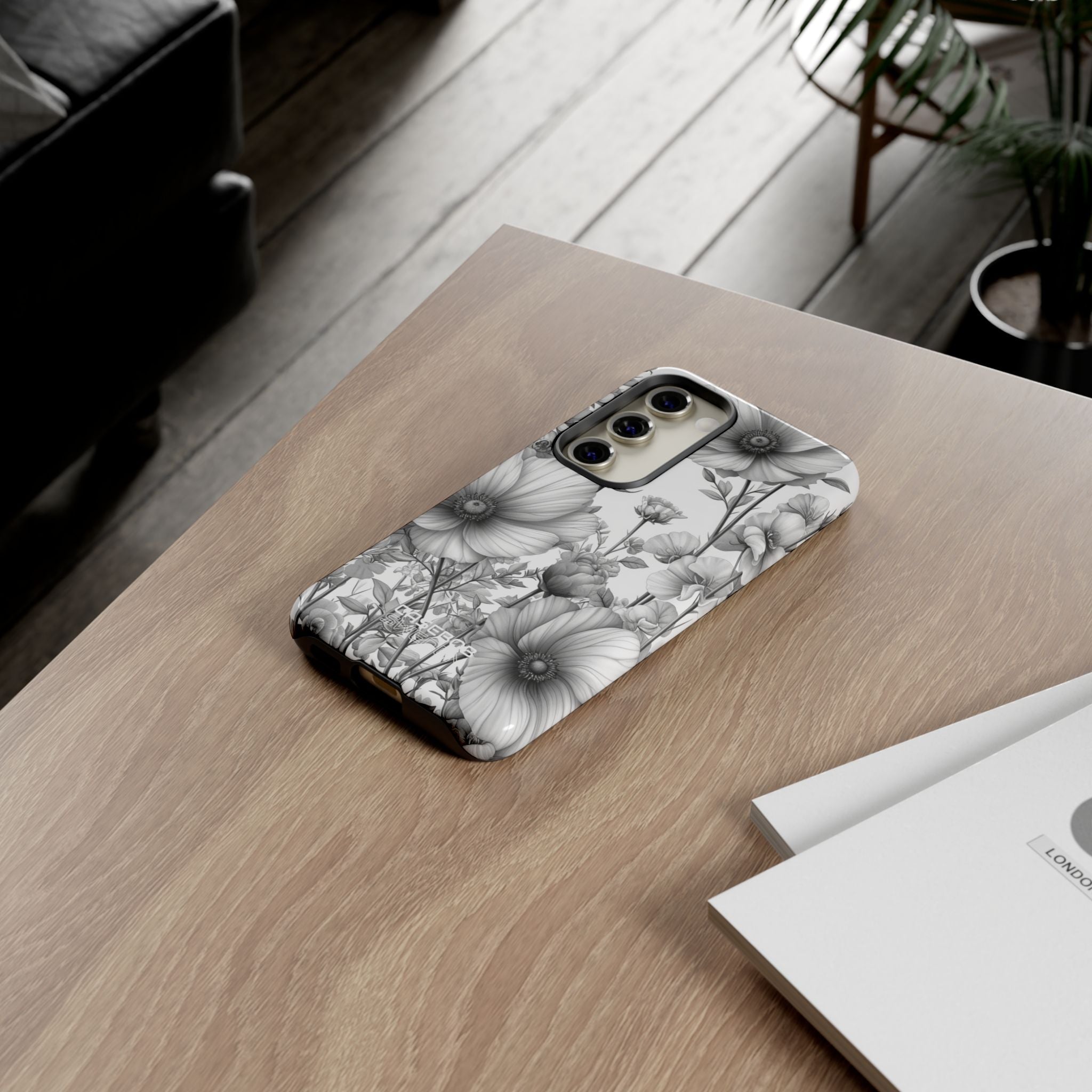 Vintage Floral Etching Samsung S23 - Tough