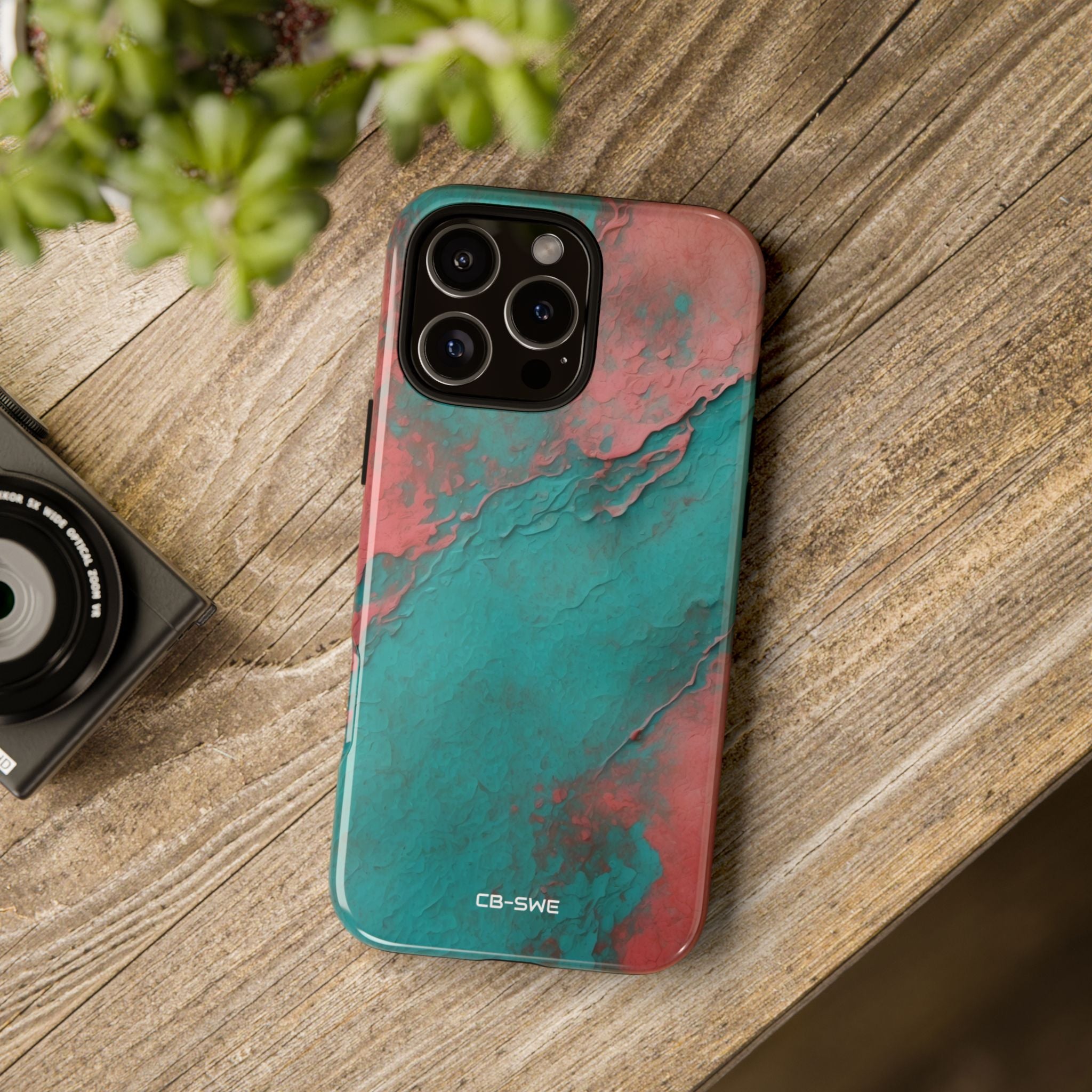 Turbulent Coral Flow - iPhone Case