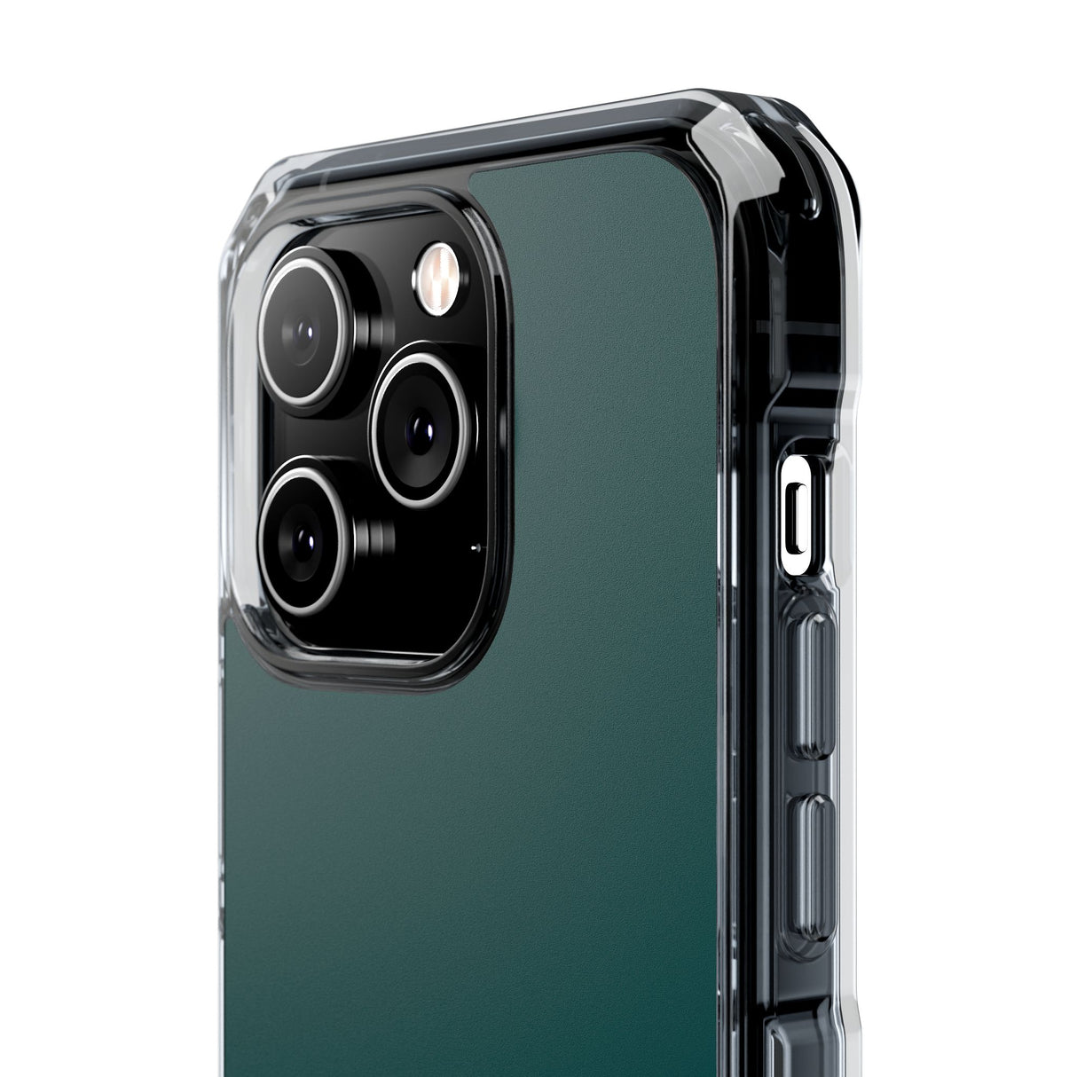 Deep Jungle Green | Handyhülle für iPhone (Clear Impact Case – magnetisch) 