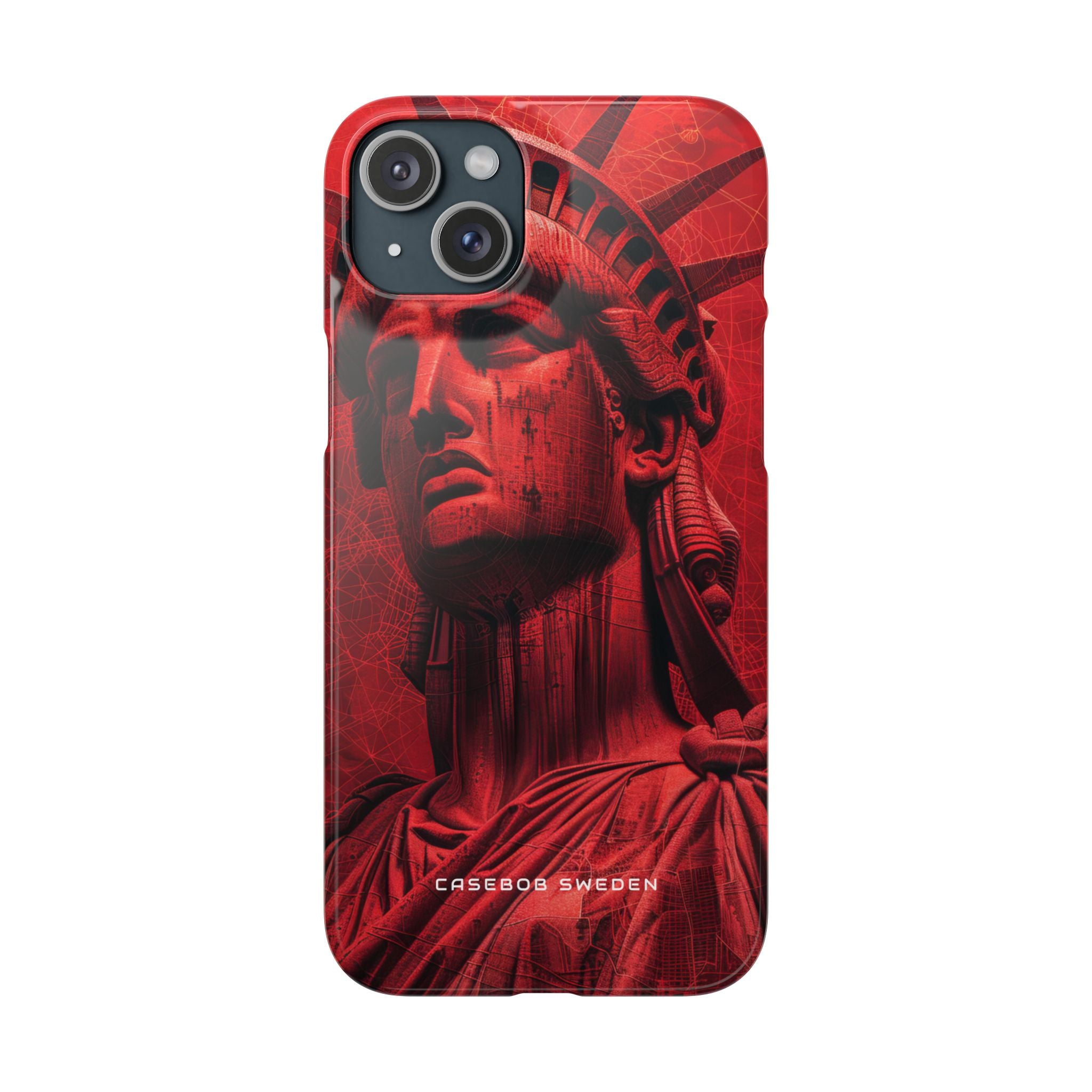 Zen Red Liberty Vision iPhone 15 - Slim Phone Case