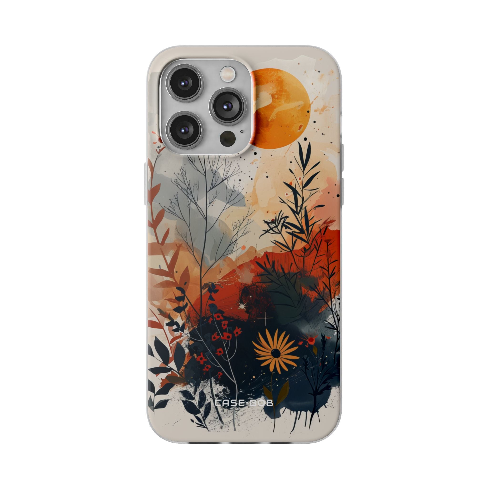 Orange Solstice iPhone 14 Pro Max Case - Soft