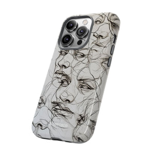 Ethereal Faces | Protective Phone Case for iPhone