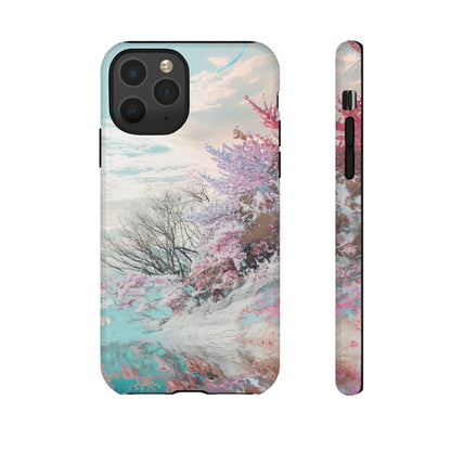 Winter Lake Weave Bliss - Protective Phone Case