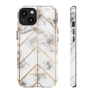 Golden Marble Phone Case - Protective - Protective Phone Case