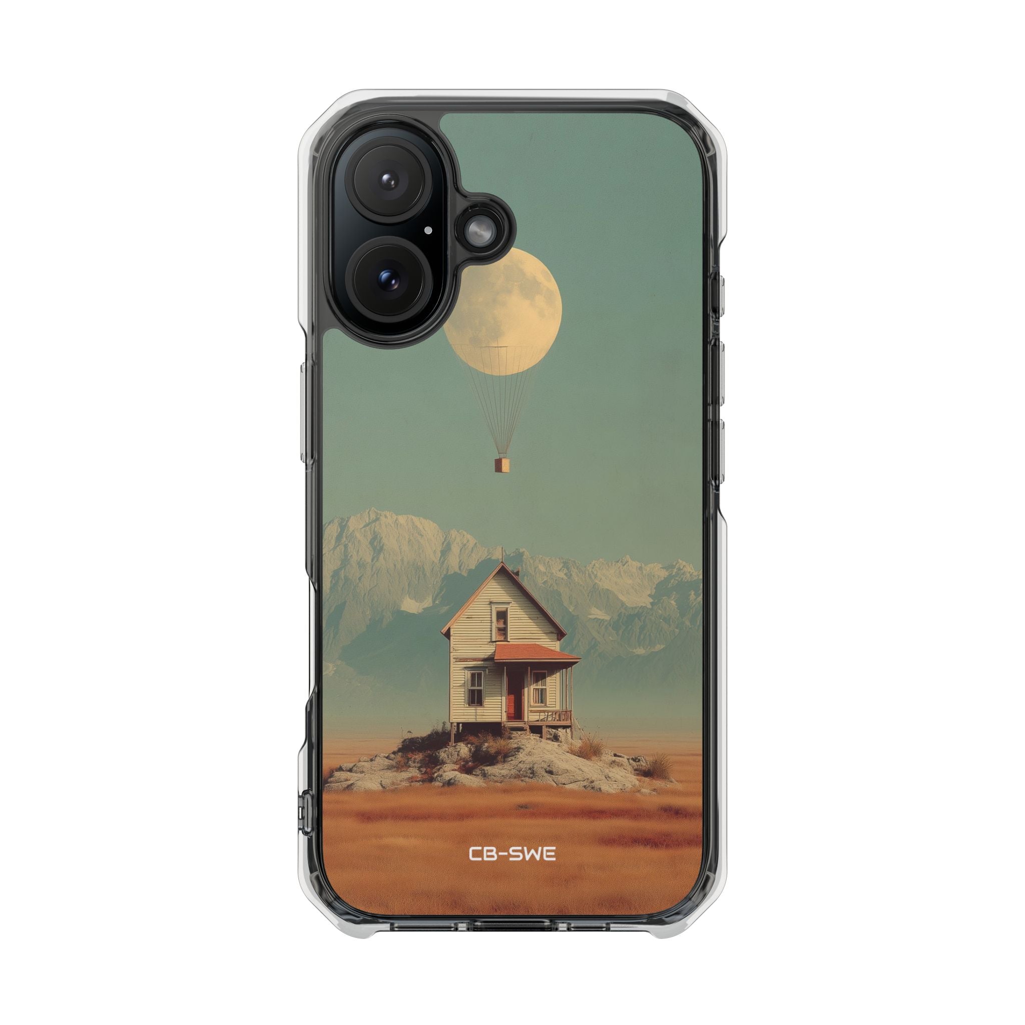 Moon Hovers Low iPhone Case - Impact