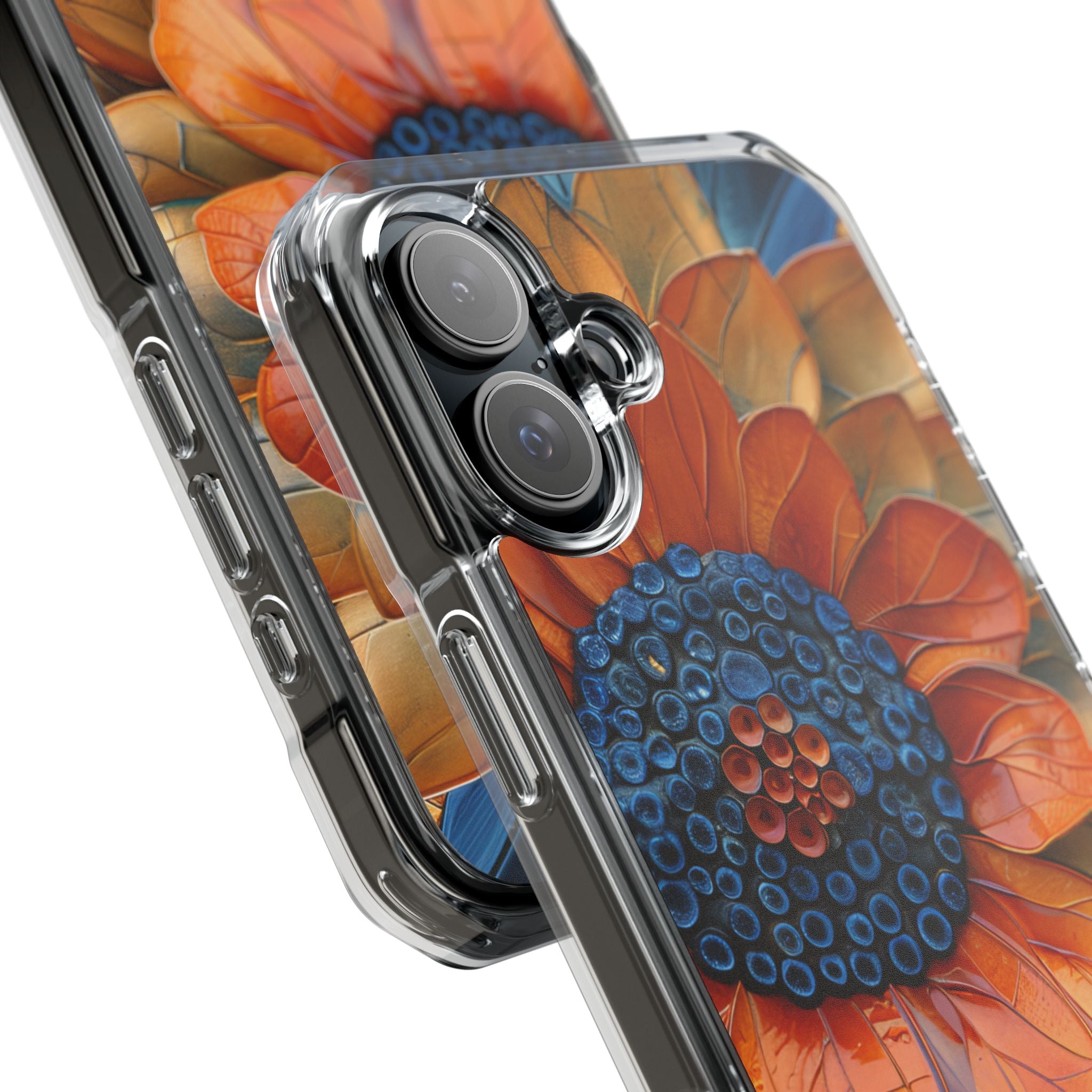 Mosaic Blossom Harmony iPhone 16 - Clear Impact Phone Case