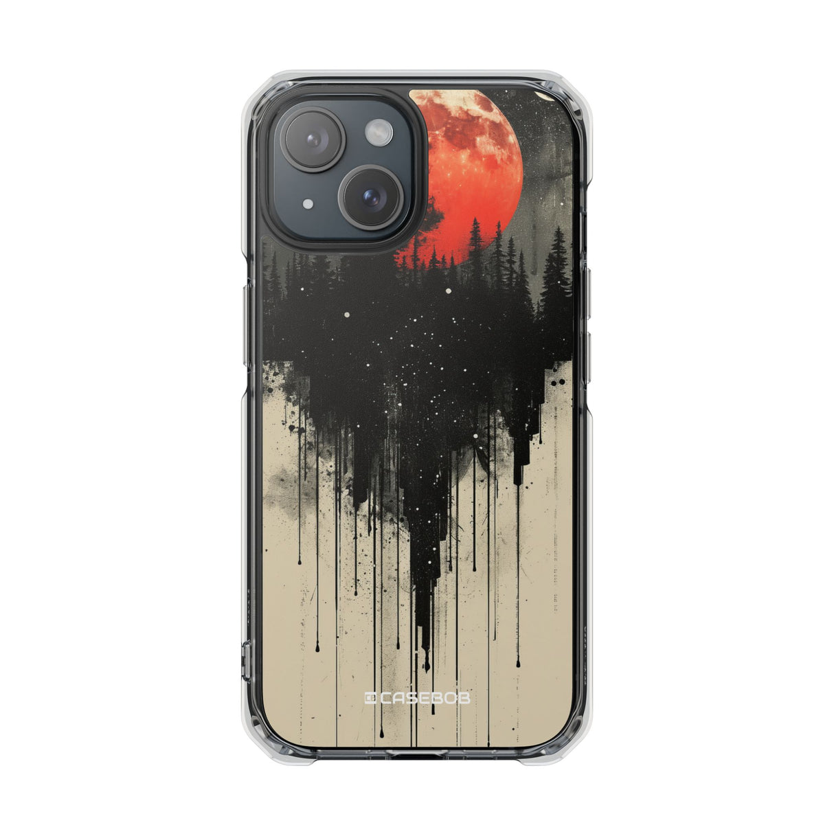 Ethereal Moonscape - Phone Case for iPhone (Clear Impact - Magnetic)