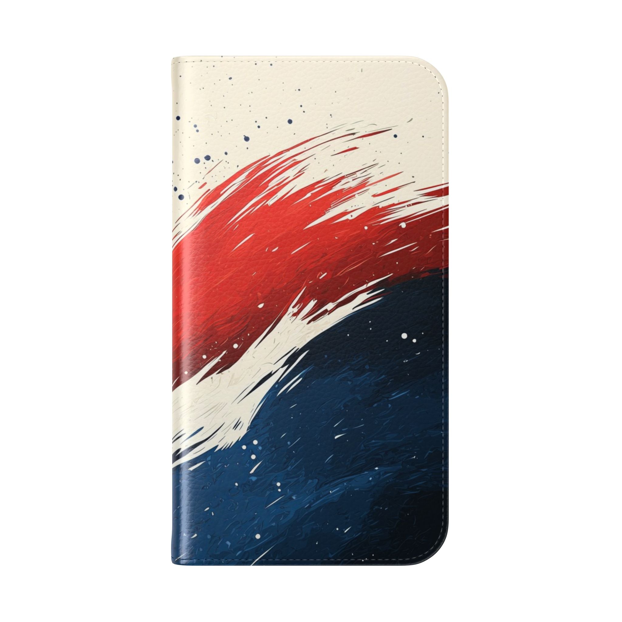 Crimson Sweep - iPhone 15 Pro Case - Wallet