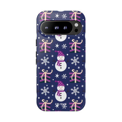 Snowmen Celebrate Joy - Google Pixel Case