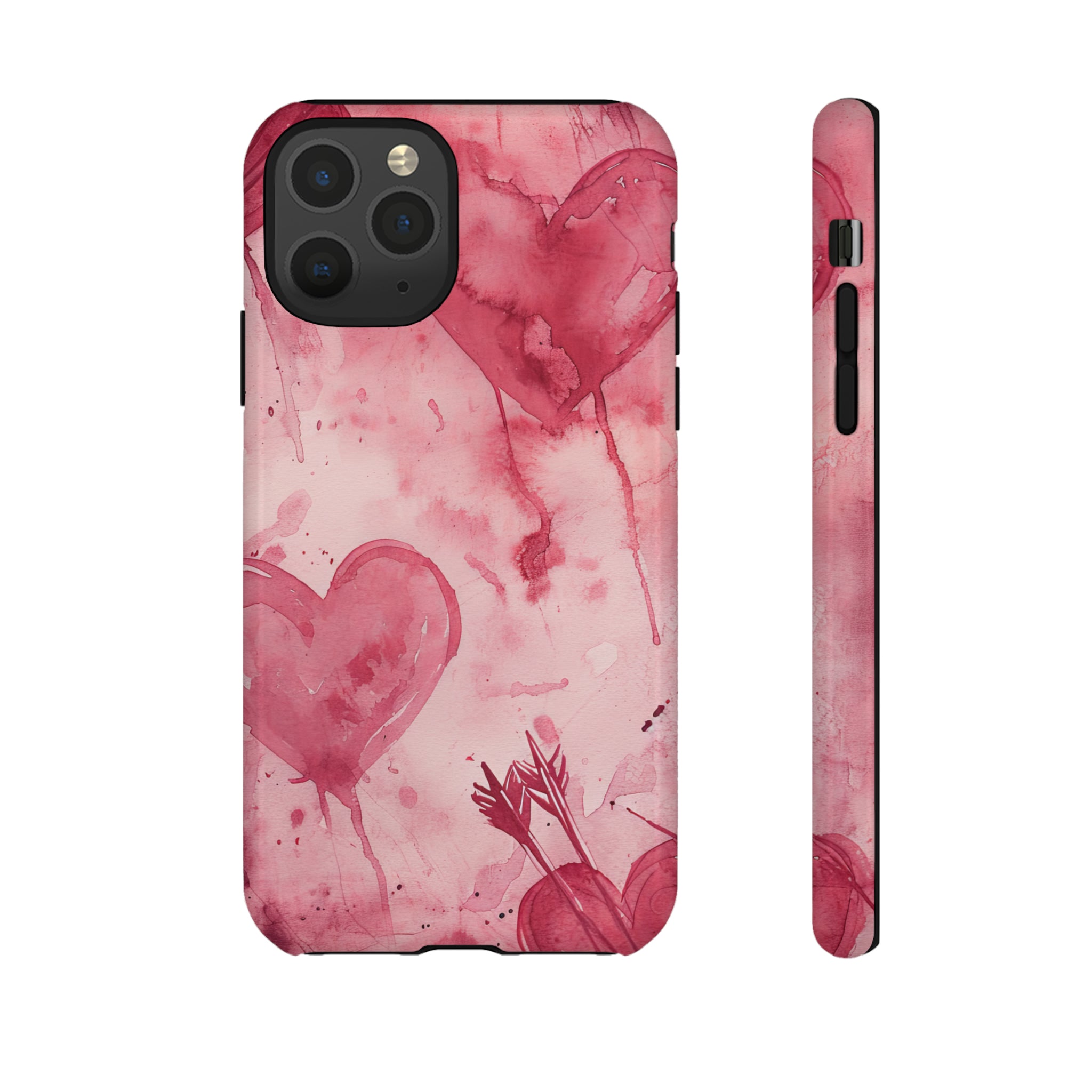 Cupid's Heart Entwined - Protective Phone Case