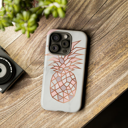 Pineapple Rose Gold - Protective Phone Case