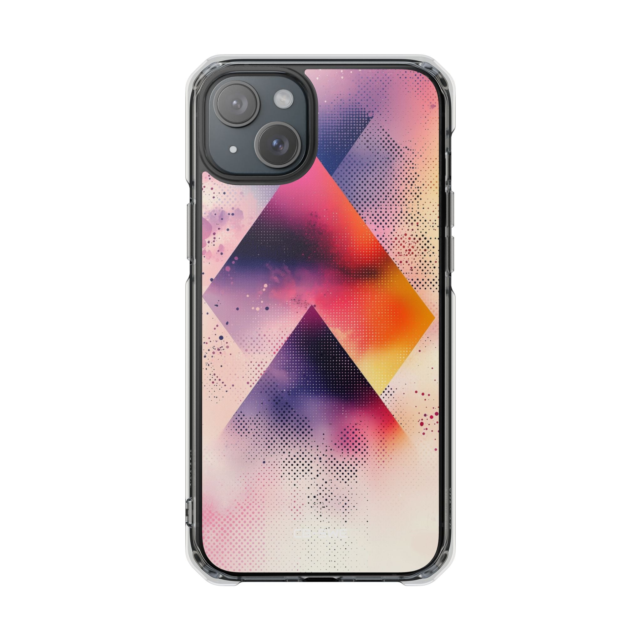 Vivid Triangles Ascend iPhone Case - Impact