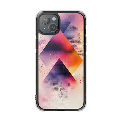 Vivid Triangles Ascend iPhone Case - Impact