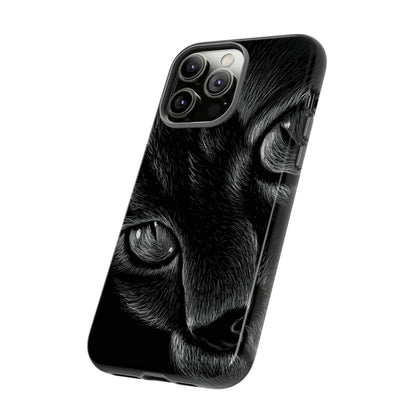 Pencil Drawing Cat - Protective Phone Case