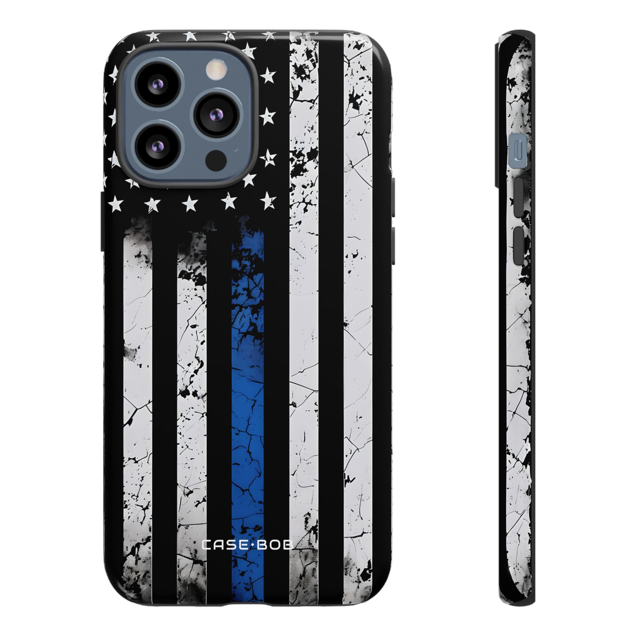 Blue Stripe Flag iPhone 13 Pro Max Case - Tough