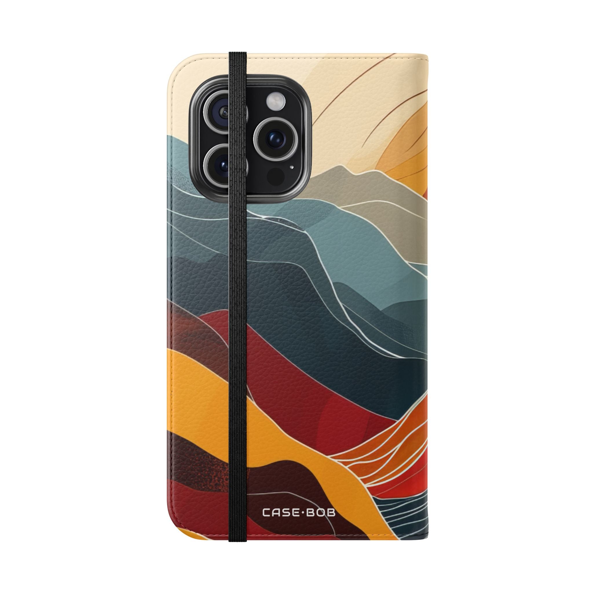 Crimson Hills - iPhone 15 Pro Max -lompakkokotelo