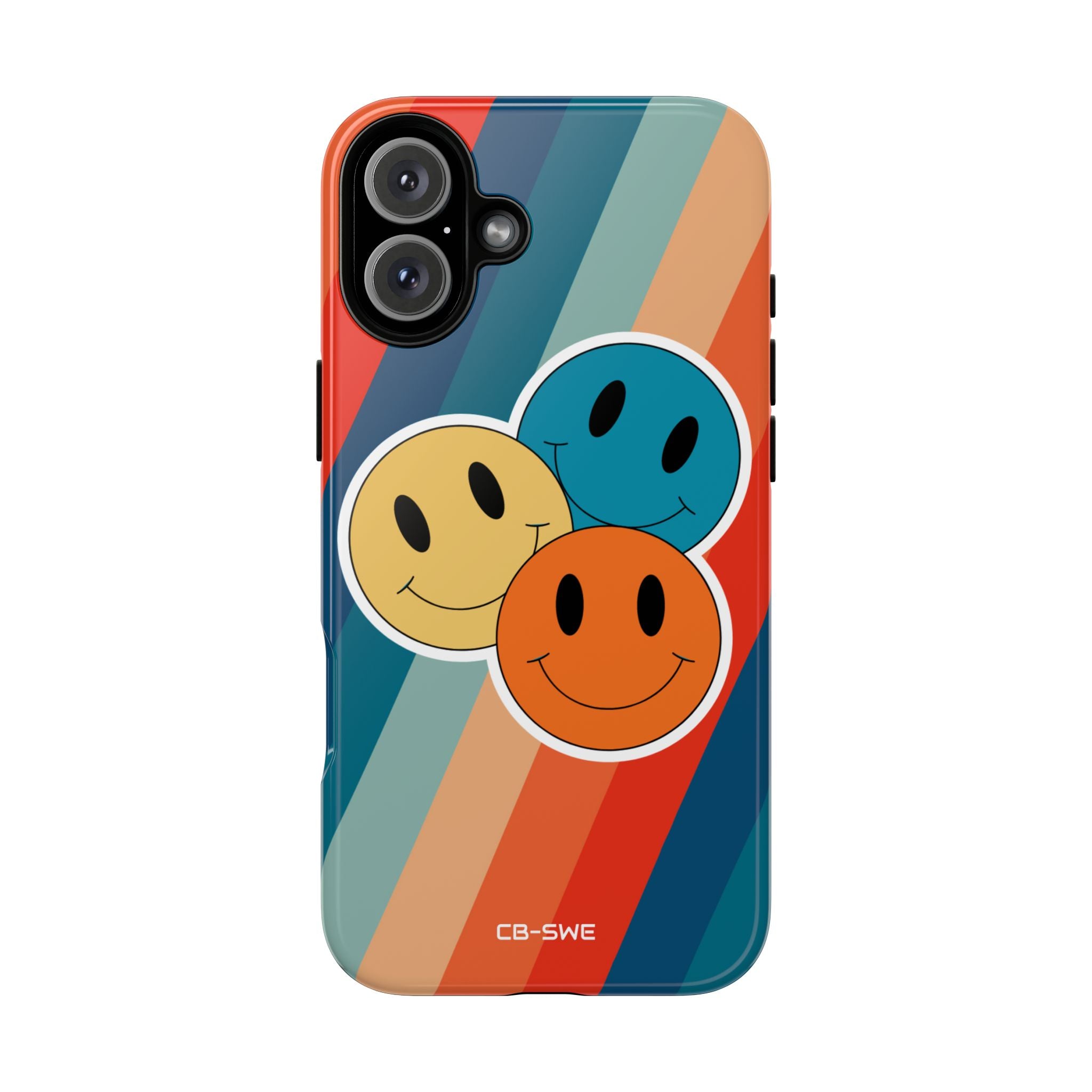 Retro Smiley Harmony - iPhone Case
