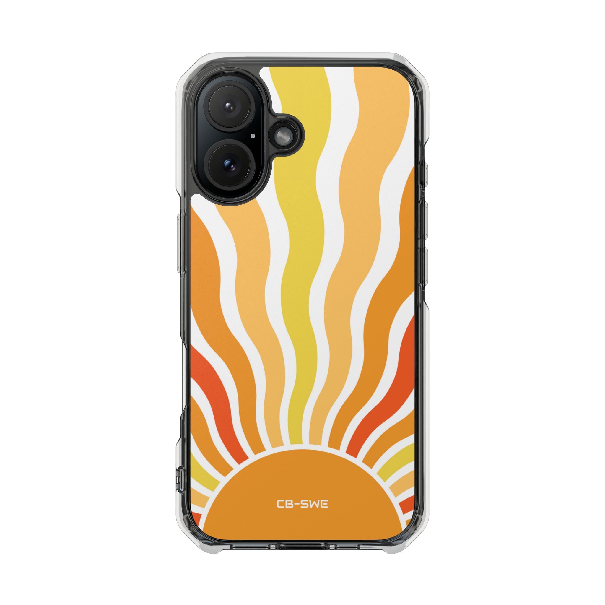 Retro Sunshine Waves iPhone Case - Impact