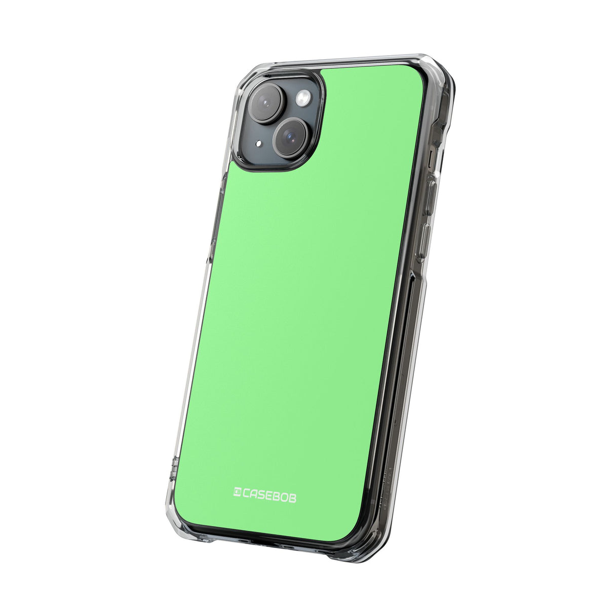 Pale Green | Phone Case for iPhone (Clear Impact Case - Magnetic)