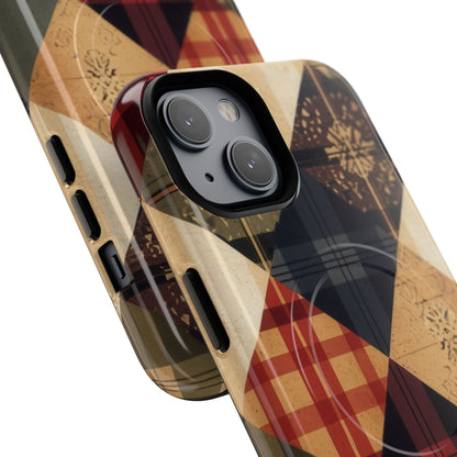 Rustic Quilt Charm iPhone 14 - Tough+