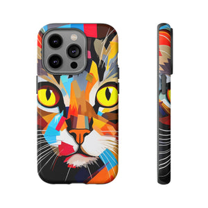 Abstract Kitty Palette Samsung Case (Protective)