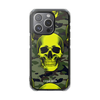 Neon Skull Camo iPhone 15 Pro Case - Impact