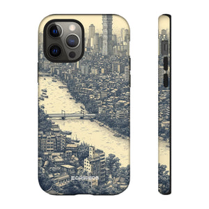 Nostalgic Metropolis | Protective Phone Case for iPhone