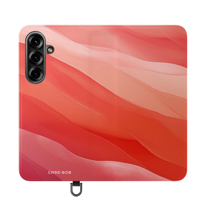 Wavy Coral Bands - Samsung S25 Case - Lompakkokotelo