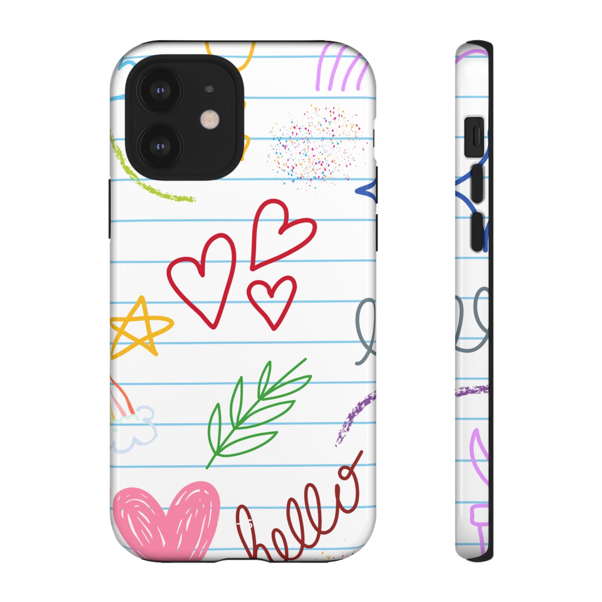 Hearts Dance Happily - iPhone Case
