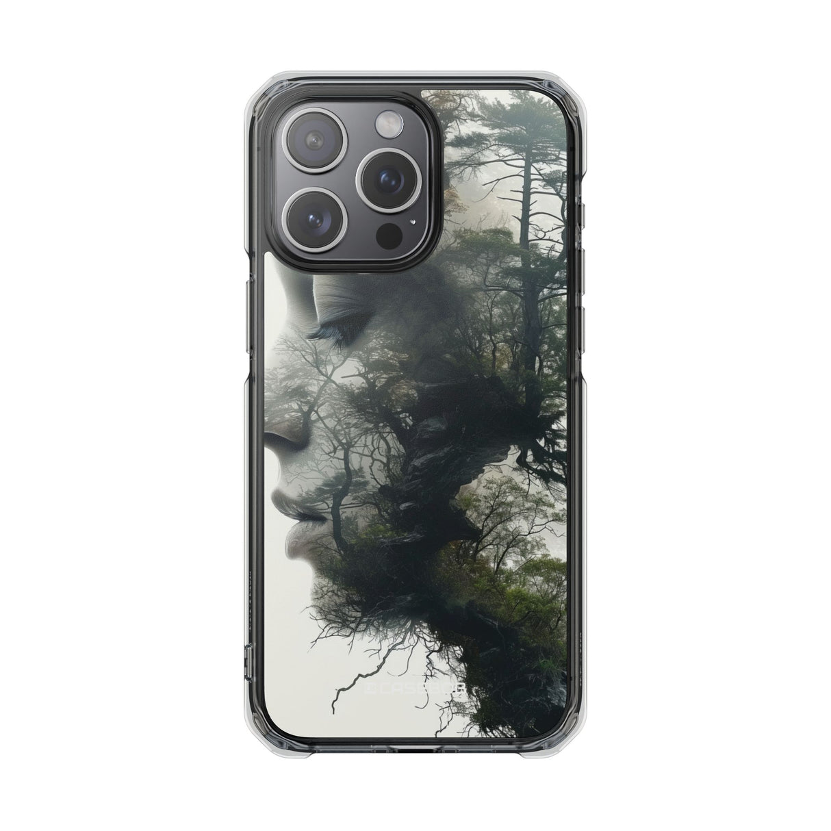 Serene Symbiosis - Phone Case for iPhone (Clear Impact - Magnetic)