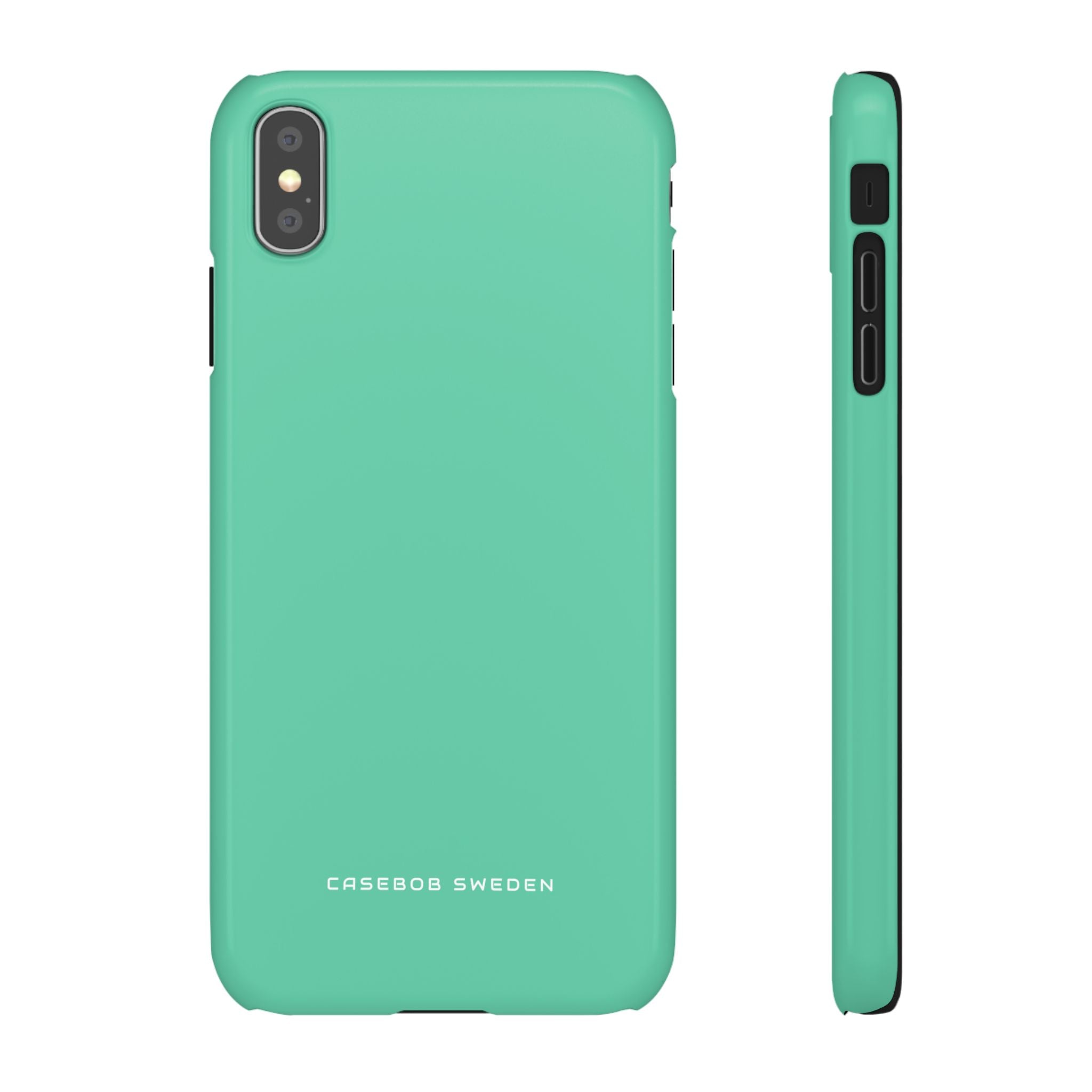 Medium Aquamarine  iPhone X - Slim Phone Case