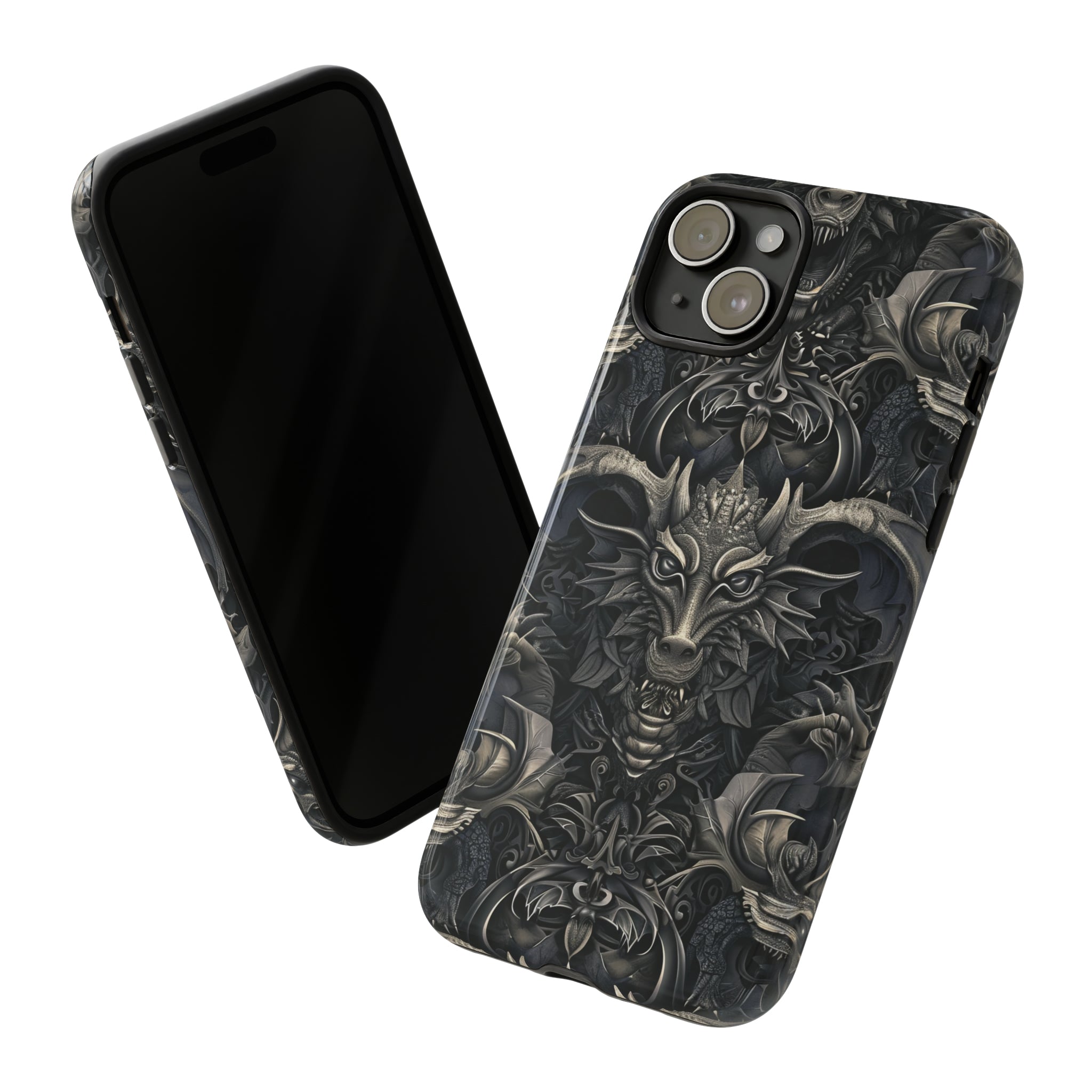 Mythical Gargoyles Tapestry - Protective Phone Case