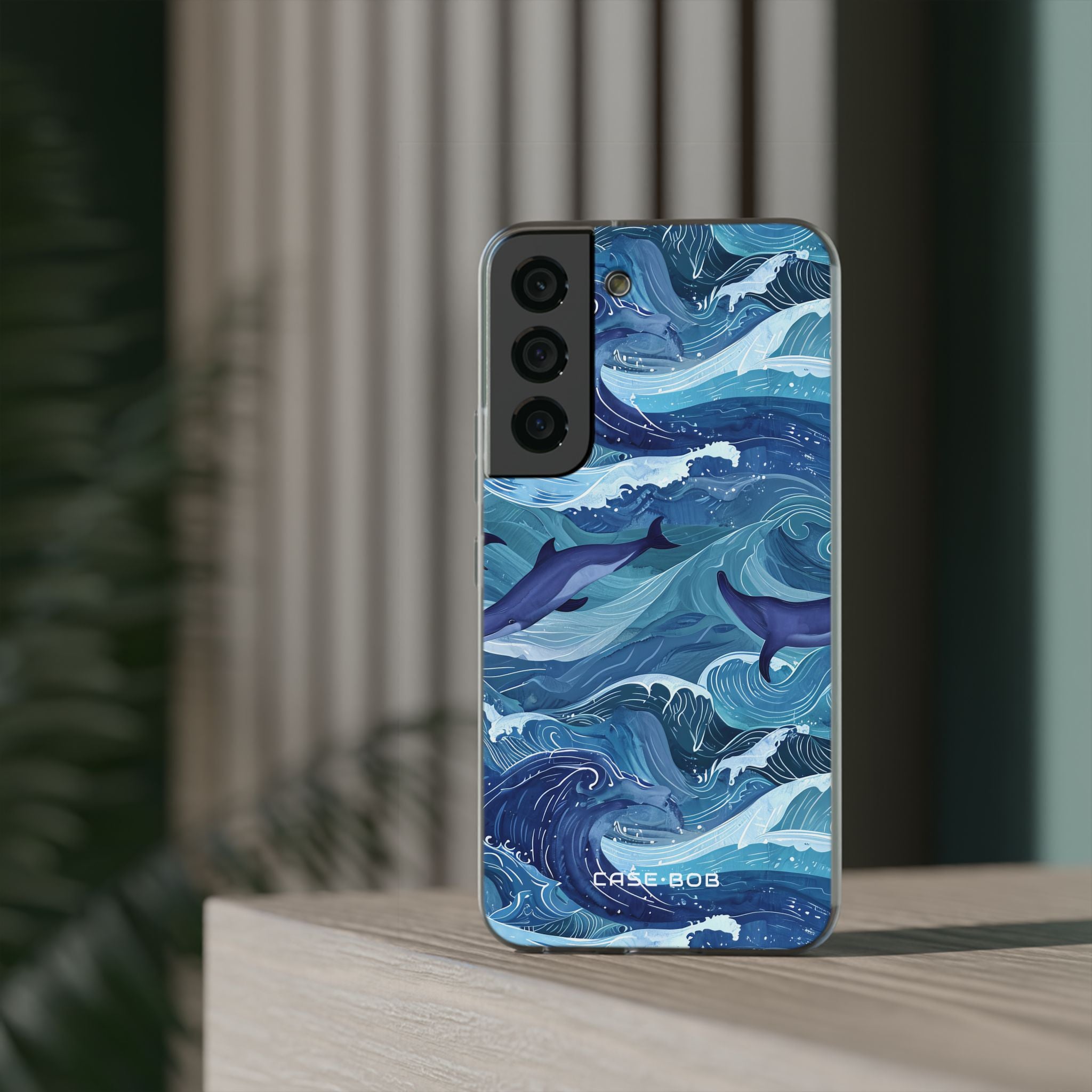 Dolphin Waves Samsung S22 - Soft