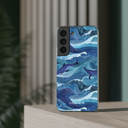 Dolphin Waves Samsung S22 - Soft