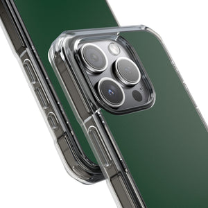 British Racing Green | Handyhülle für iPhone (Clear Impact Case – magnetisch) 