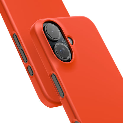 Orange Red iPhone 16 - Slim Phone Case