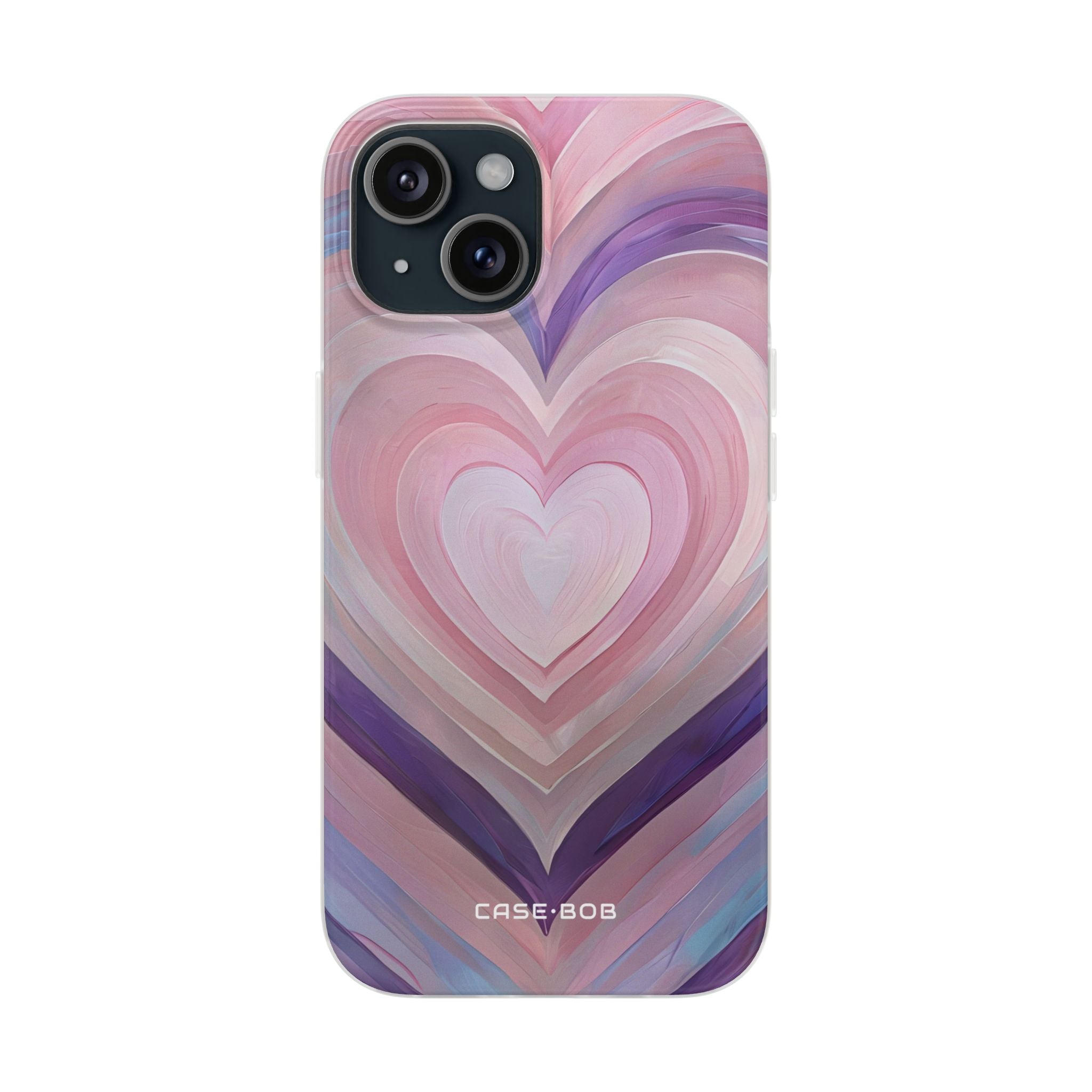 Radiant Heartbrush iPhone 15 Case - Soft