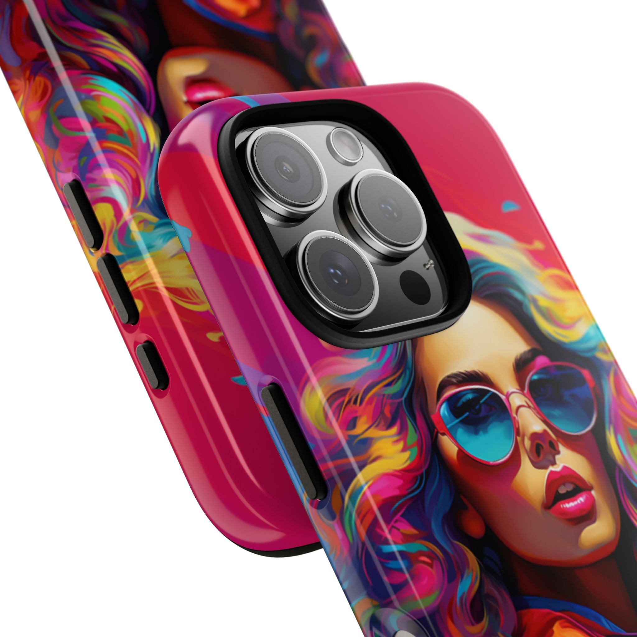 Surreal Color Fusion - iPhone Case