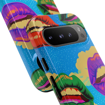 Colorful Lipscape Google Pixel 9 Pro Case - Tough