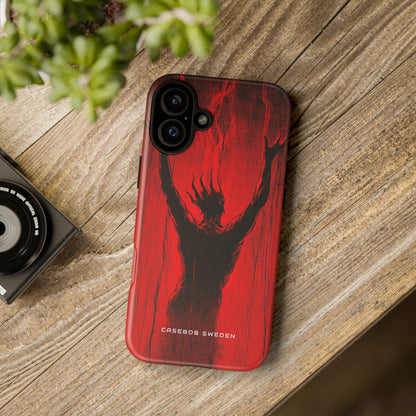 Crimson Despair iPhone 16 - Tough Phone Case