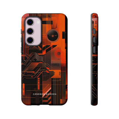 Gradient Circuitburst Samsung S23 - Tough Phone Case