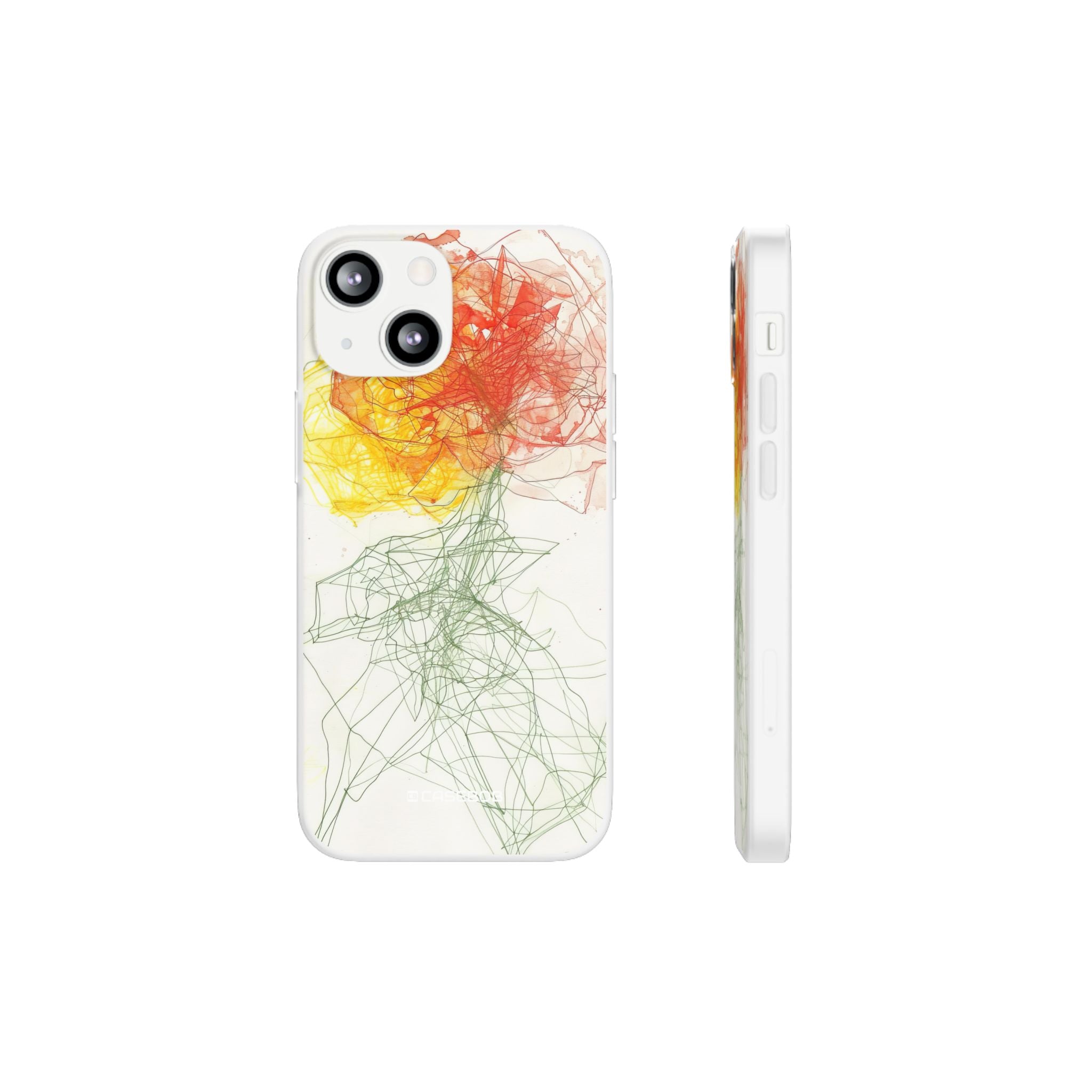 Fiery Blossom | Flexible Phone Case for iPhone