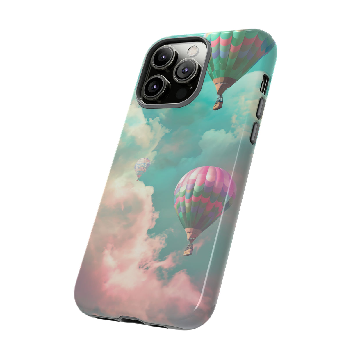 Pastel Balloon Escape - Protective Phone Case